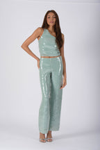 GSTAAD Pants - Ocean Aquamarine
