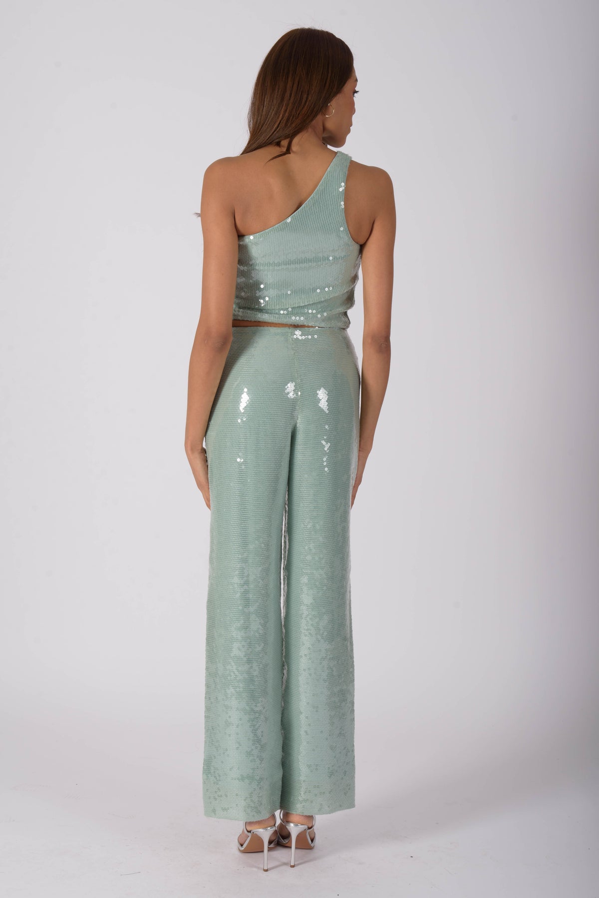 TOKYO One Sleeve Top - Ocean Aquamarine