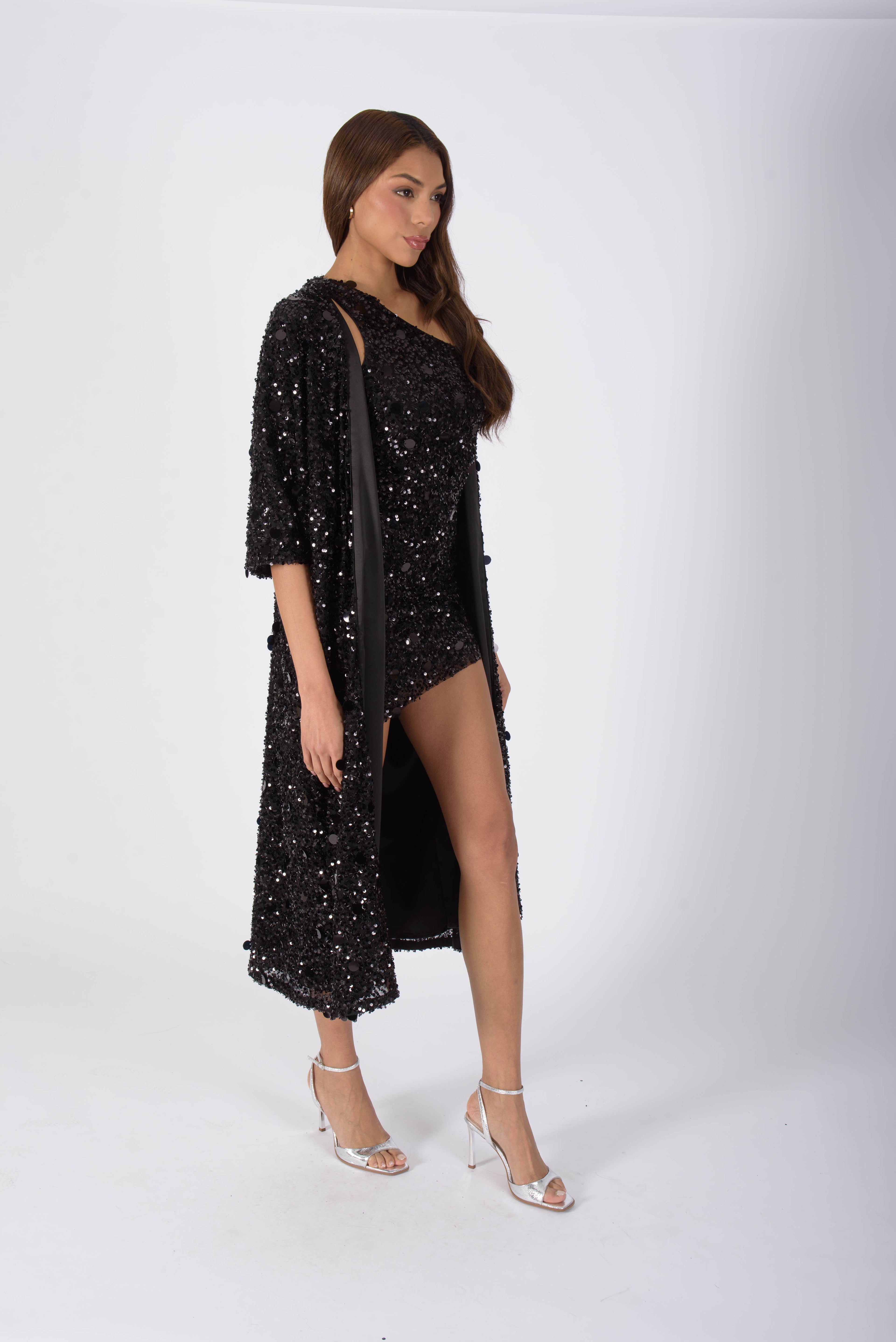 ABU DHABI Kimono - Caviar Black