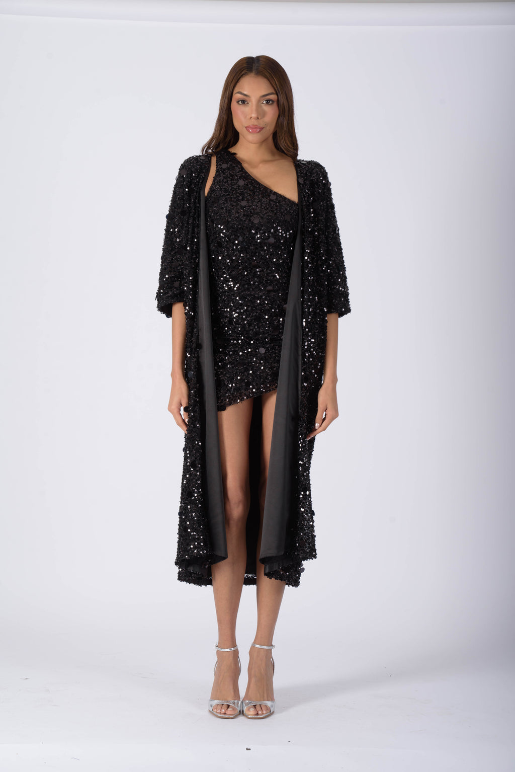 ABU DHABI Kimono - Caviar Black